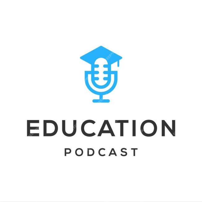 education-school-podcast-logo-design-vector-illustration-template_705052-1579